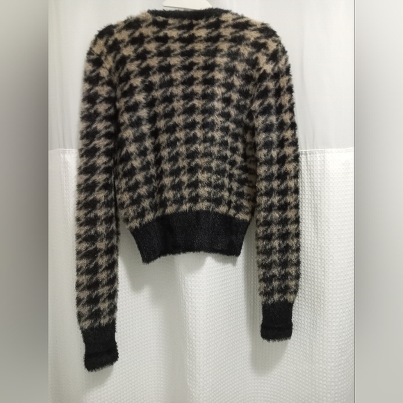 Elie by Elie Tahari houndstooth cardigan. EUC.  Size xs - Picture 3 of 6
